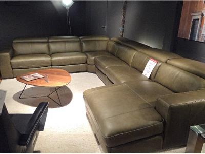Lederland BREDA Showroommodel Amparo  grote hoek